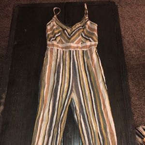 Striped Jumpsuit
